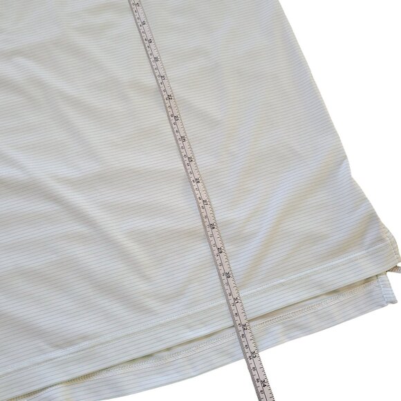 Peter Millar Summer Comfort Golf Polo Shirt Mens Large Green Stretch Performance - Picture 8 of 14